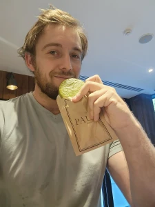 Macaron and superman the movie was so cool