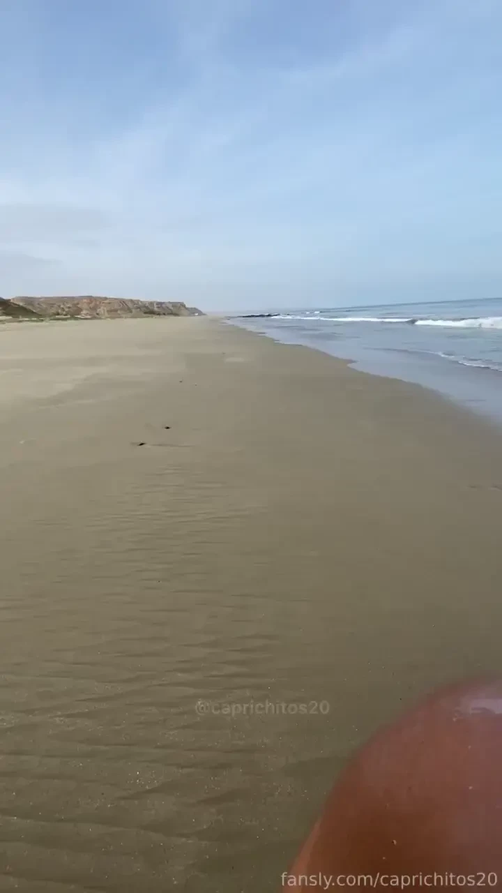 Me dieron ganas de chuparsela a papi pero estabamos en la playa por 