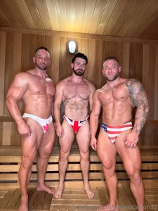 Coming soon had a great hot time with these dudes keep an eye out for part 2