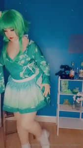Gumi strips out of her kimono for her master hope you enjoy halloween part 1