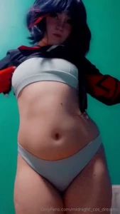 Ryuko matoi strips for her sensei