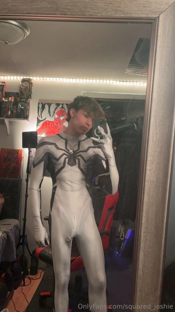 It s february and i m already making this spider-man suit look real 