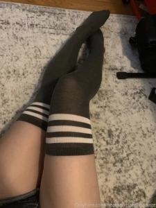 Omg i got even more presents from you guys 6 new pairs of thigh high