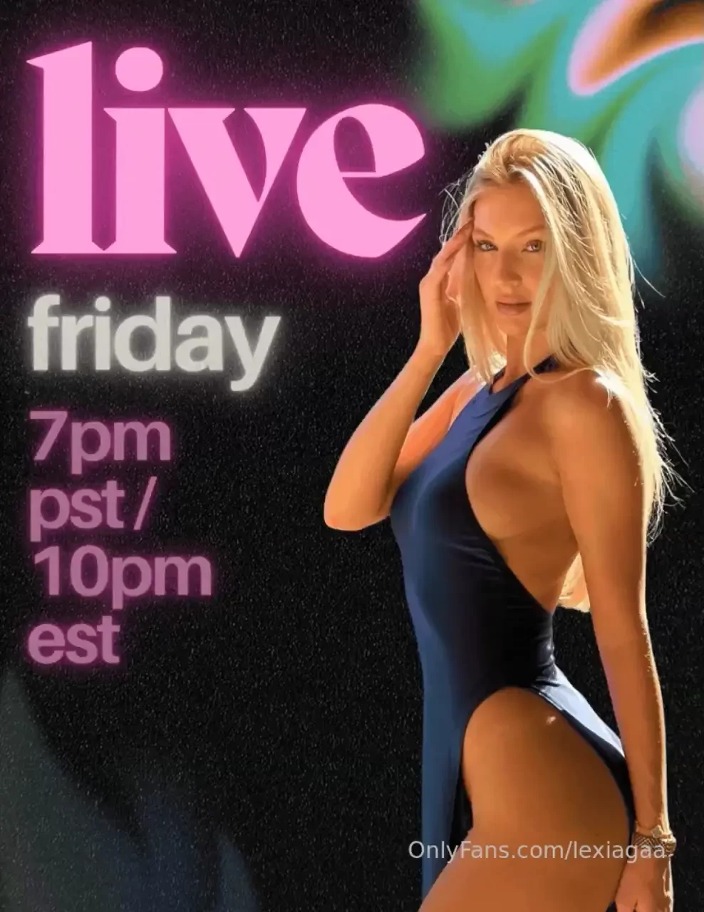 I m going live tomorrow message me a if you re coming and i ll send 
