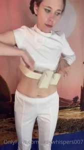 Filmed as padme last night so you get me undressing