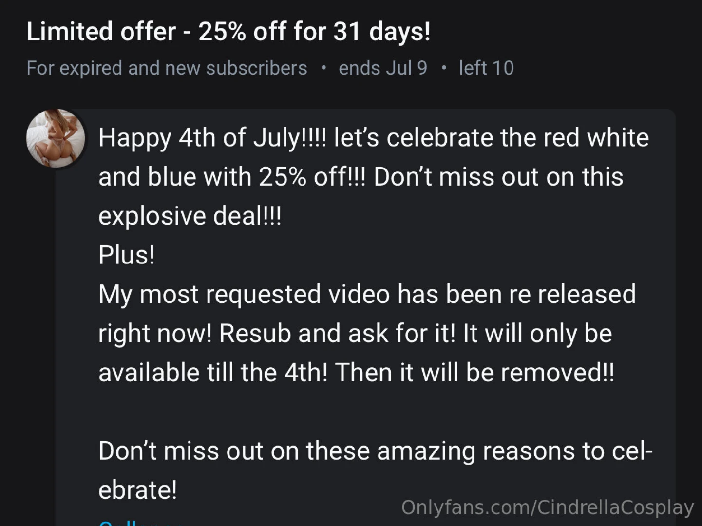 Happy 4th of july let s celebrate the red white and blue with 25 off 