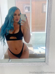 Ok is the blue hair cute or no