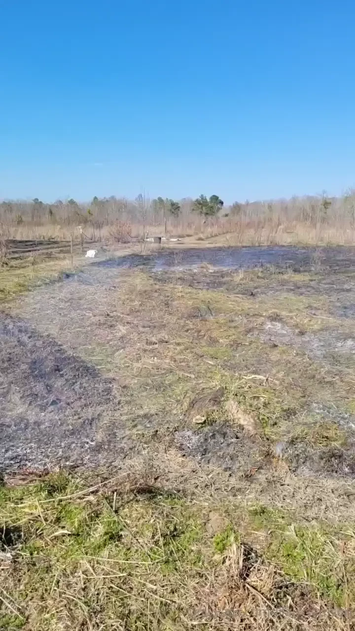 Started burning my garden plots i ll be starting my big fields soon part 1 