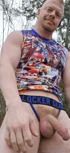Chilling with my cock out on my hike with my taco cat sweats 80s part 4