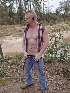 Suspenders flannel cutoffs jeans and boots probably my favorite gear part 4