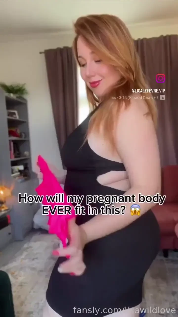 How can i fit my pregnant body in this tiny jumpsuit outcome picture 