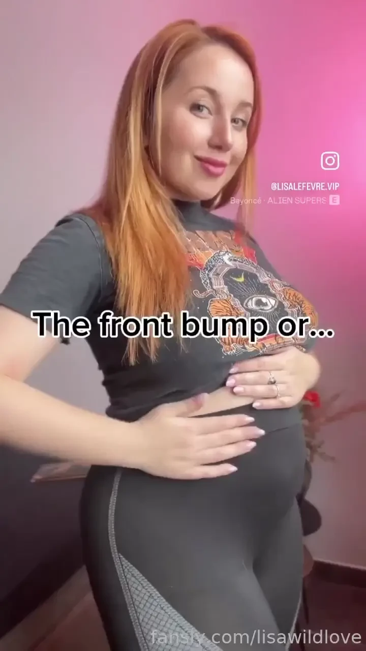 So tell me babe the front or back fyp pregnant bigbooty bubblebutt 