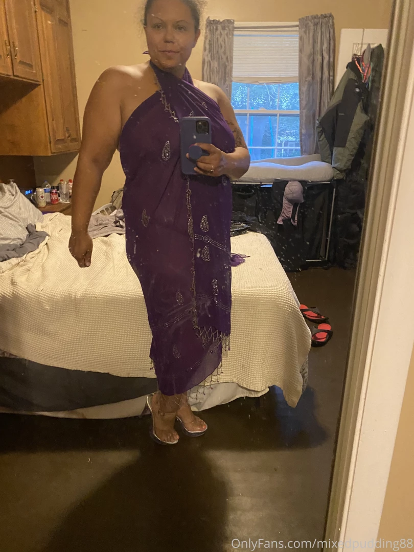 Trying on my pretty new dress daddy bought m in jamaica and my super part 4 
