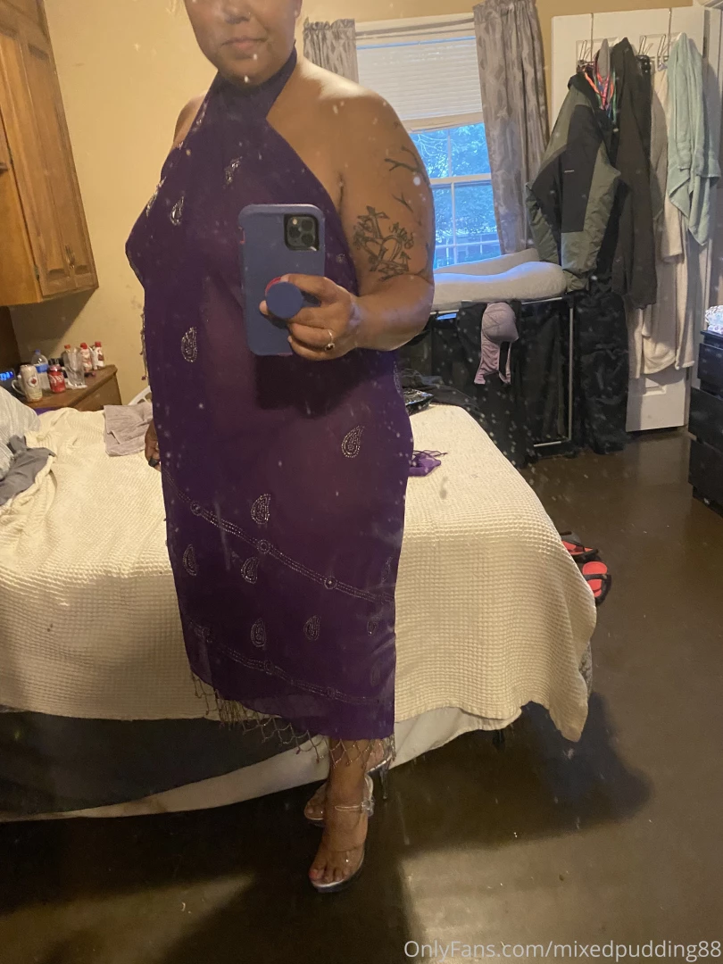 Trying on my pretty new dress daddy bought m in jamaica and my super part 1 