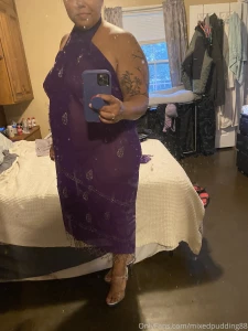 Trying on my pretty new dress daddy bought m in jamaica and my super part 1