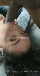 latinacndywest - Would you cover my face in spit and cum like this 