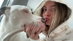 Big kisses for my big baby