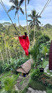 Swinging high above the jungle in bali i still remember that moment