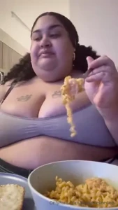 Have dinner w me amp see how big my belly looks at the end