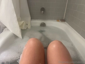 Love taking baths and getting naughty
