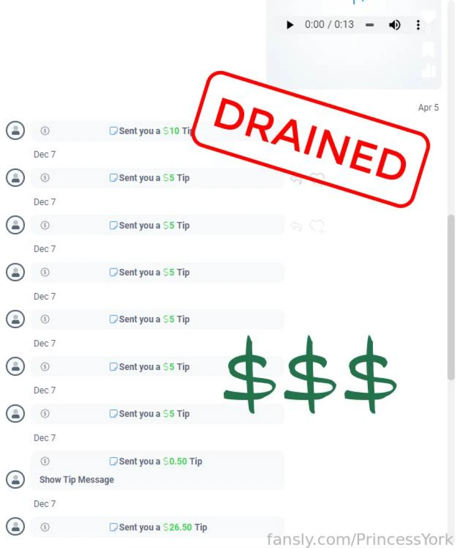 Believe me this is not even a complete list of what he sent the rest 