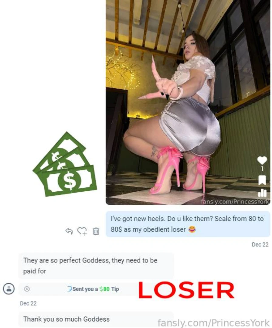 What a docile loser just tell him and he ll just send the money isn t 