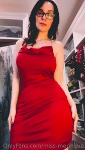 Quick red dress try on no nudity but i haven t shared this before