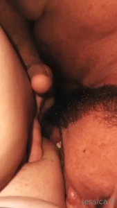 Watch as he fingers my pussy and eats it at the same time