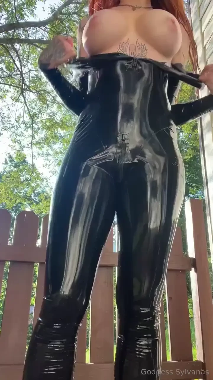 Got all wet and had to get my latex off 