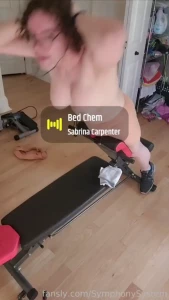 Come work out with me trans mtf topless workout fitness