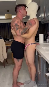I fucked the cleaning guy in the kitchen part 2