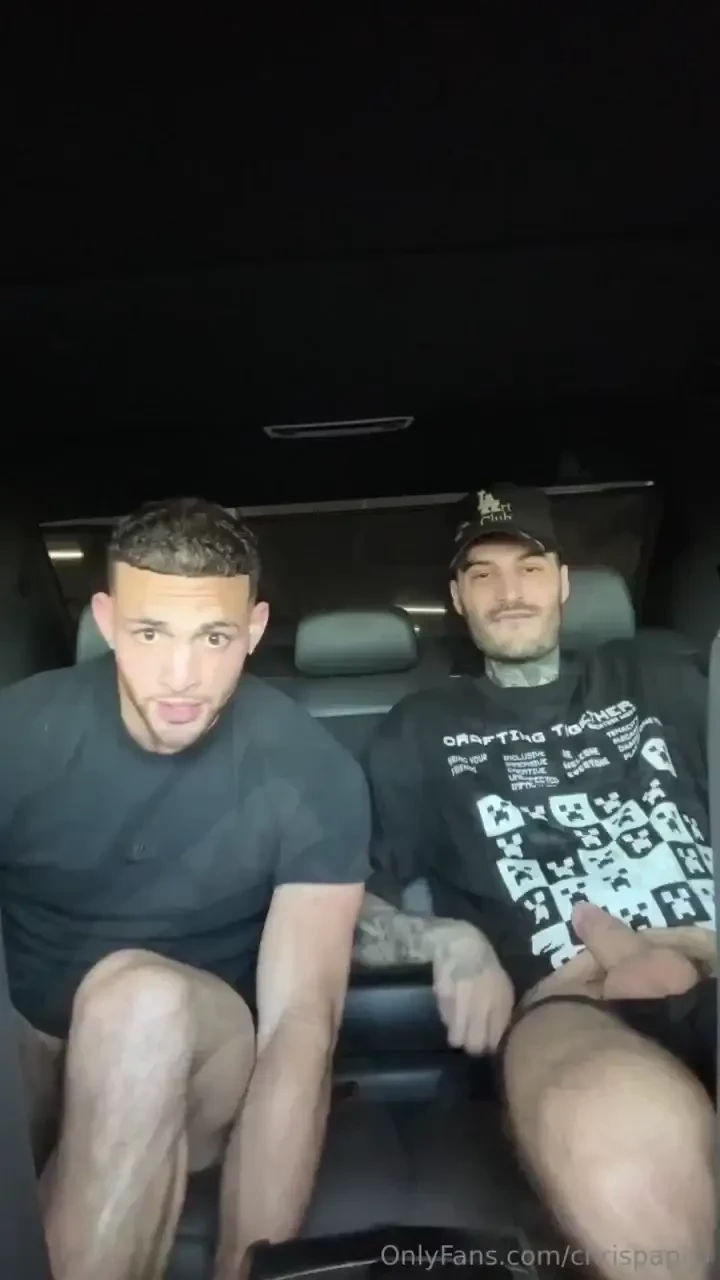 Backseat action with my hung bro bigdickfig we were driving to the 