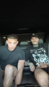 Backseat action with my hung bro bigdickfig we were driving to the