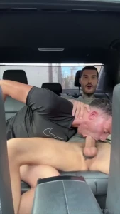 Made my bro pull over so i can ride his huge dick again ufff wee