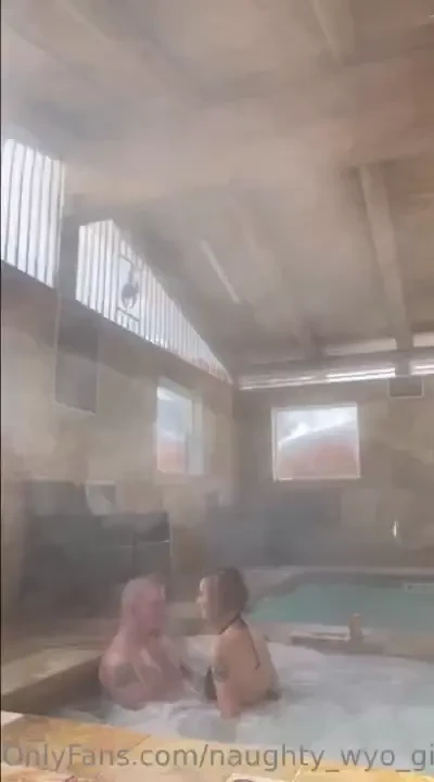 Time for some hot tub fun and try not to get caught being naughty 