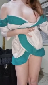 Minha ahri spirit blossom est o gostando de como t ficando essa