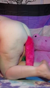 Rhea is an excited pup and she wants to show you her tail and play