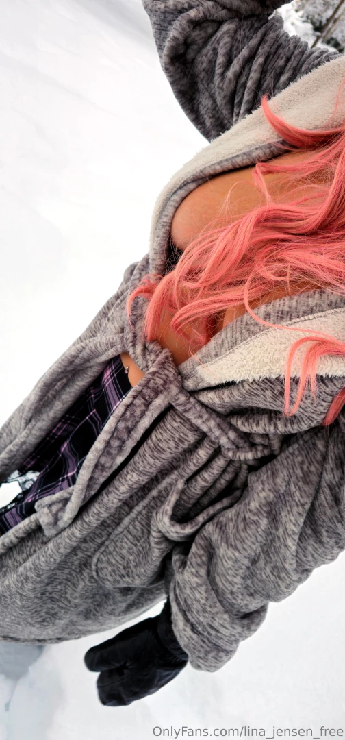 The way my hair dances with the winter breeze nature s perfect 