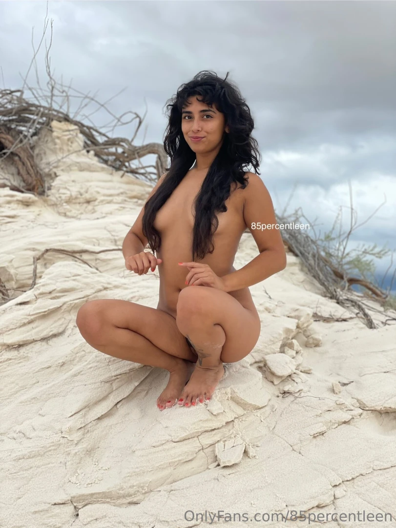 Climbing boulders fully naked to get that perfect shot 