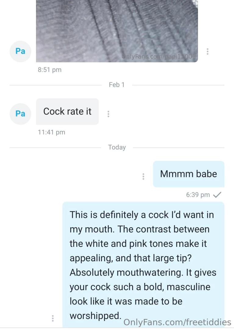 Subscribe to bustyplaydoll for a detailed cock rating that s included 