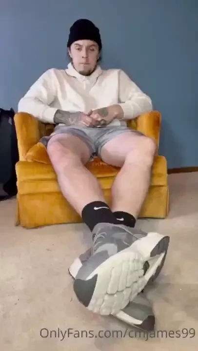 Hardcore verbal sneaker worship 