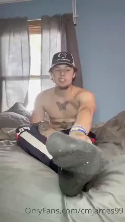 Verbal black sock worship 