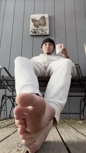 Early morning barefoot worship video