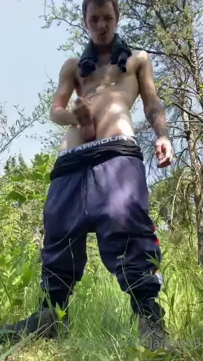 Bustin that morning nut outside feels so good 