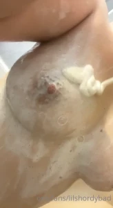 Watch me waste a whole bottle of soap on my tits