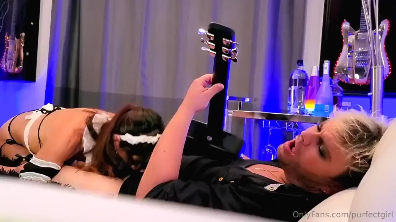Maid service 1 guitar in bed venus moon she cleans so good and 