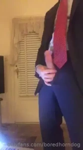 Here is a throwback from 2018 in a suit