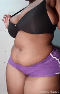 Stripping for you is so much fun blackwoman chubby strip solo