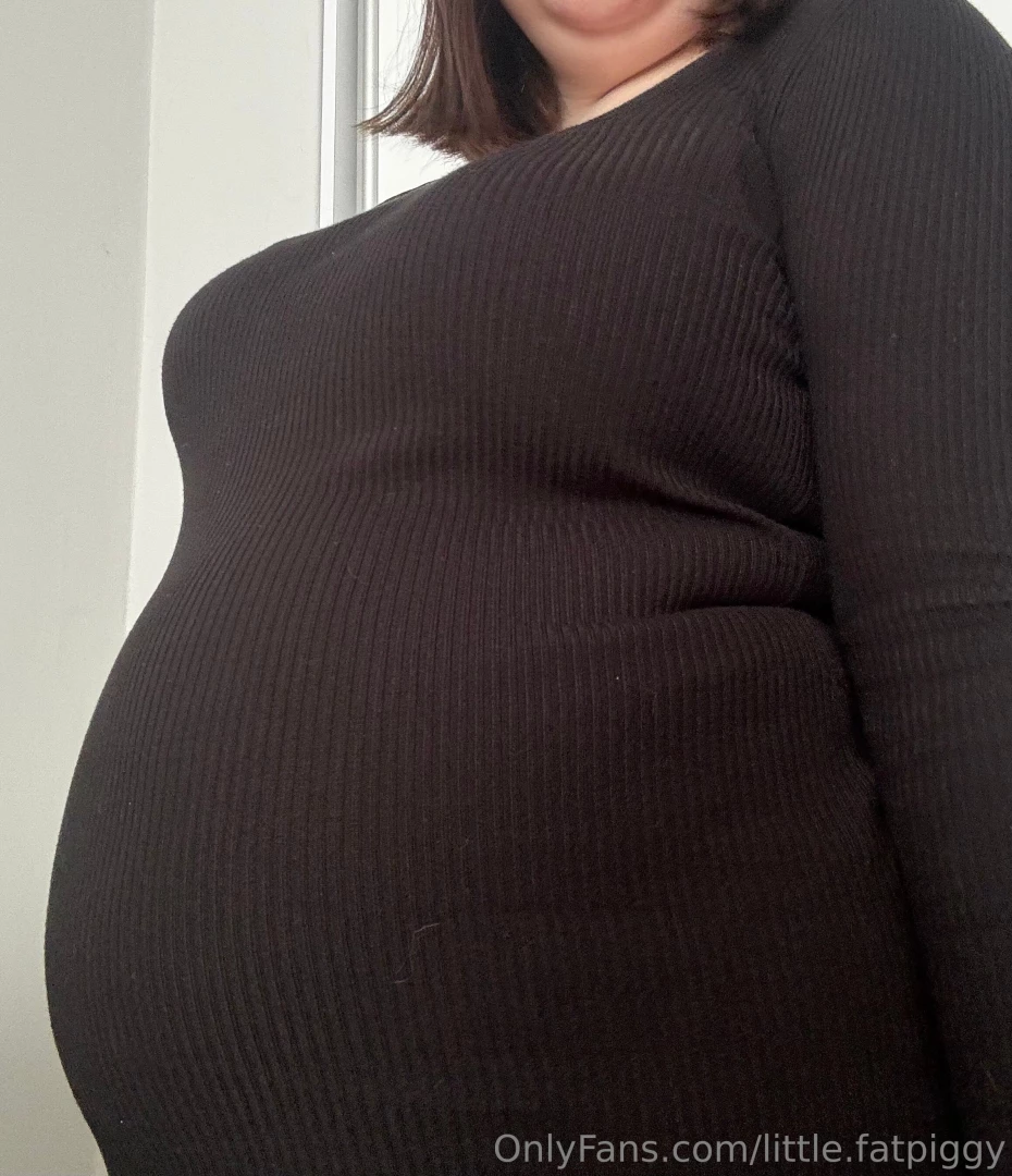 Long time no see look how stretched is this morning belly give u some part 6 