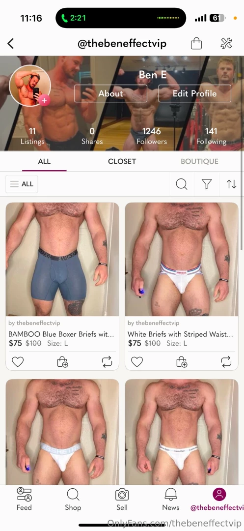 Underwear is up on poshmark link in bio if you have requests shoot me 